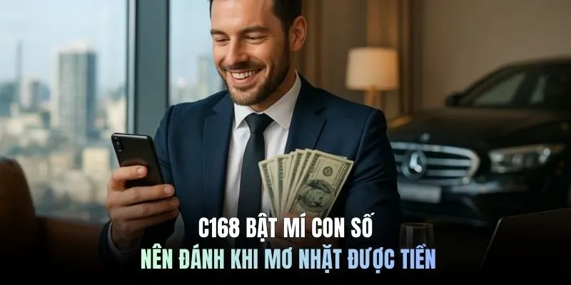 C168 bật mí con số nên đánh khi mơ nhặt được tiền