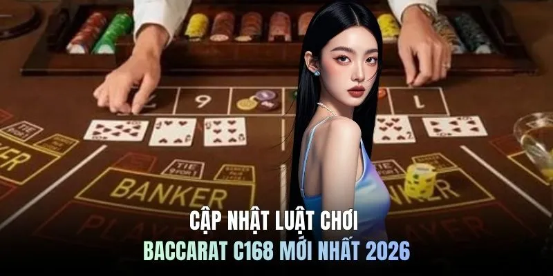 Cập nhật luật chơi baccarat C168 mới nhất 2026
