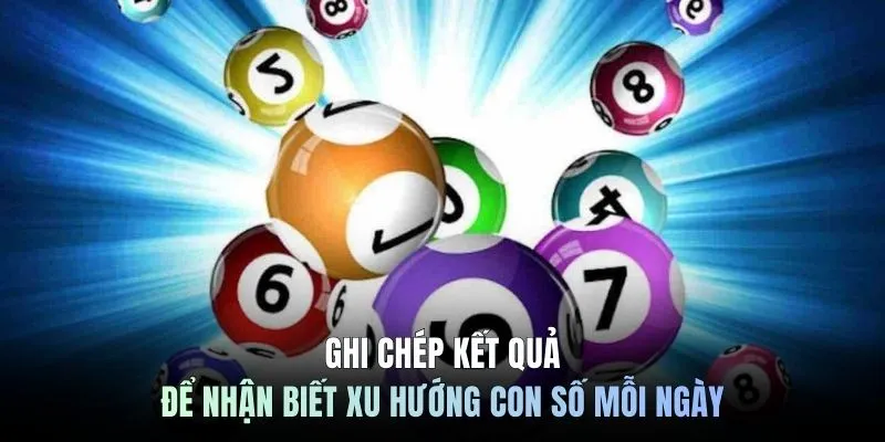 Ghi chép kết quả để nhận biết xu hướng con số mỗi ngày